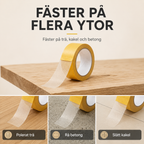 GripNet™ Fixa hemma utan borr, spik eller kladd
